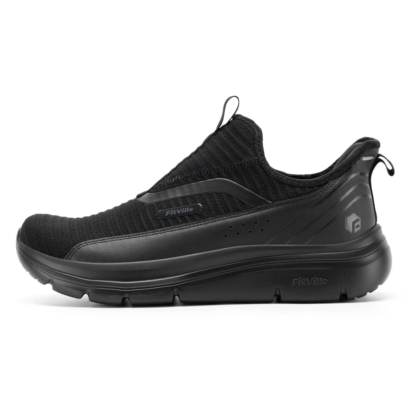 Fitville Wide Men'S Sport Shoes Fitness Walking Shoes Lightweight Breathable For Outdoor Casual Sports Running Shoes Sneaker
