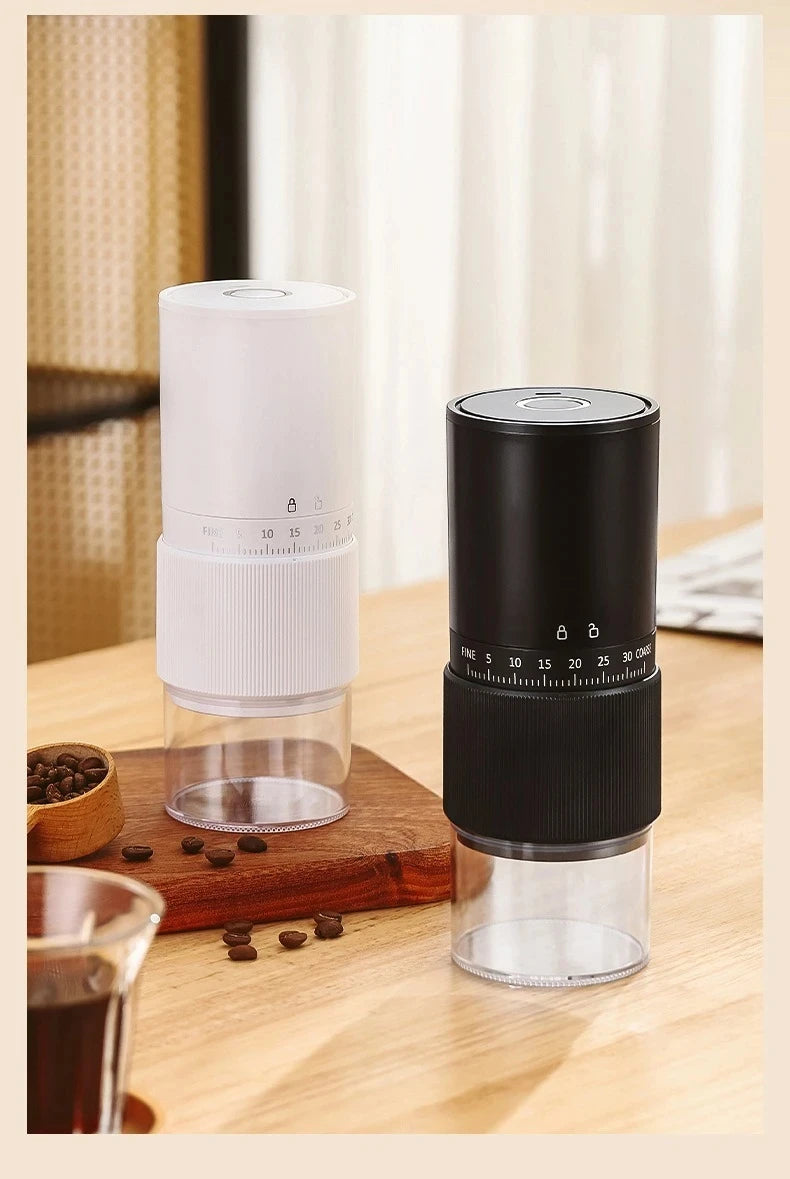 New Portable Electric\Manual Coffee Bean Grinder Household 30 Gears Externally Adjustable Coffee Machine Rechargeable Grinders