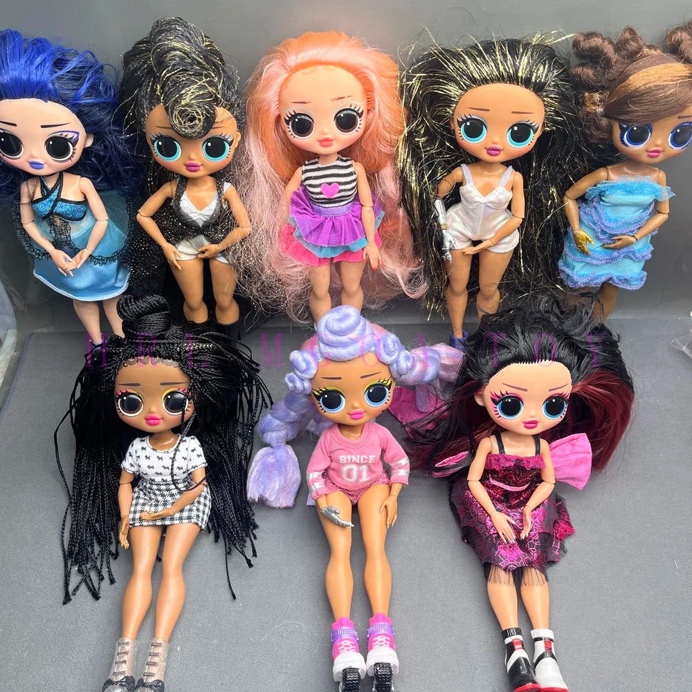 Original 24cm OMG multi-style big sister fashion dressup girl DIY holiday gift doll toy