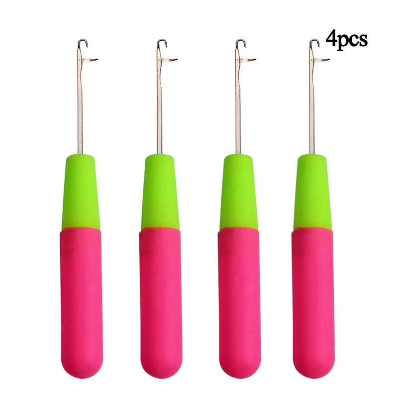 Jumbo Braiding Plastic Latch Crochet Hook Needle for Dreadlock Hair Weaving Extension Tool Knitt Making