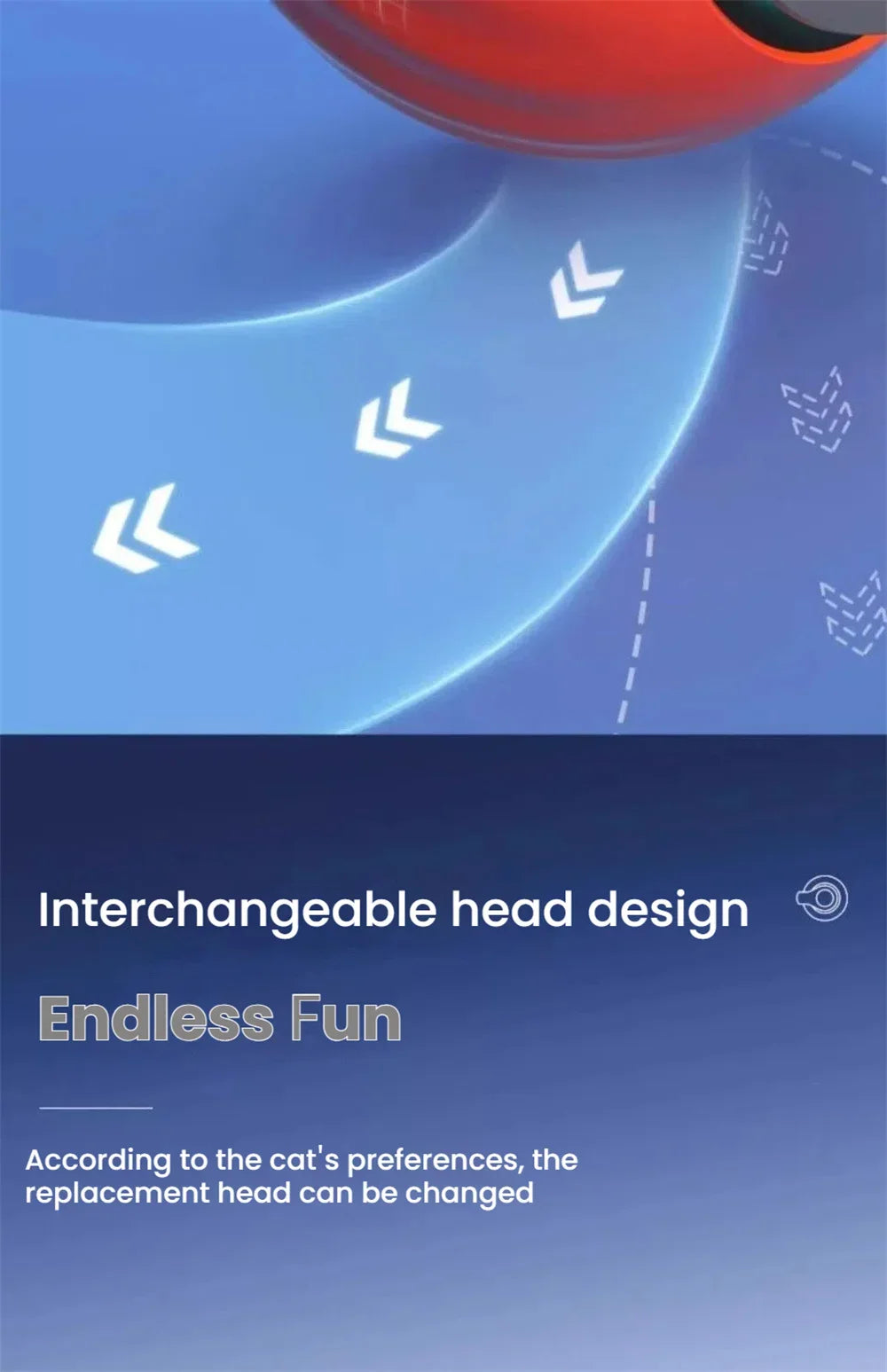 Smart Interactive Speedy Tail 2.0 Cat Toy Automatic Moving Ball Toy for Cats And Dogs Touch Motion Rolling Pet Ball