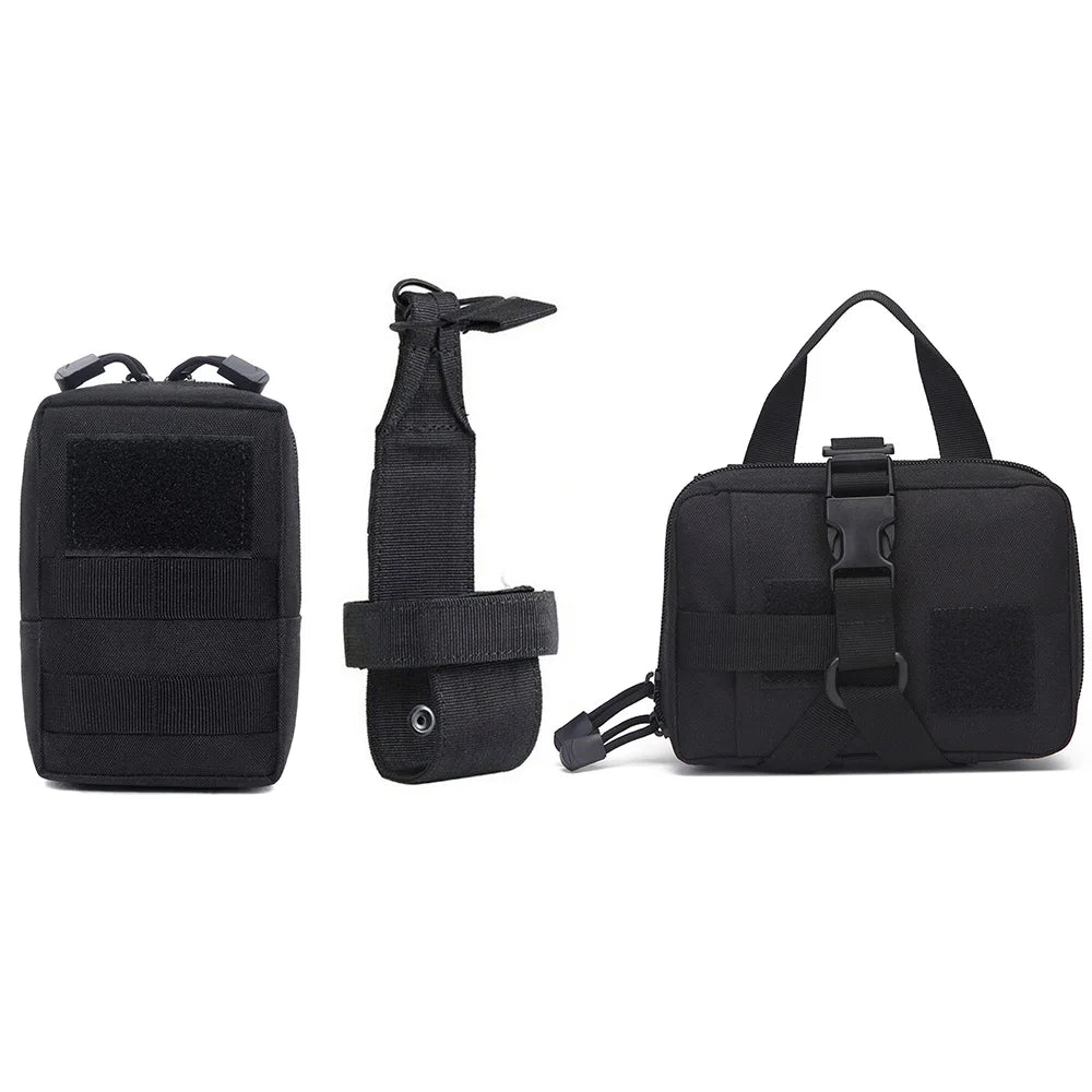 Dog Harness Bag Dog Accessories Military Dog Harness Pouch Pet Multi-purpose Nylon Dog Training Bags Attaching On Harness