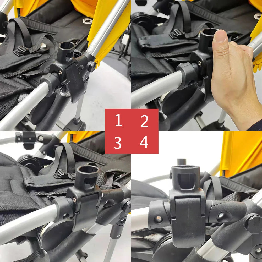 Baby Stroller Accessories Bumper Bar for Bugaboo Bee3/5 & Babyzen yoyo Armrest Handlebar Dinner Plate PU leather Pram Accessory