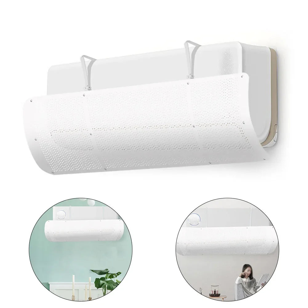 Air Conditioner Wind Deflector Home Air Conditioning Windshield Adjustable Shade Wind Guide Anti-Direct Blowing Shield
