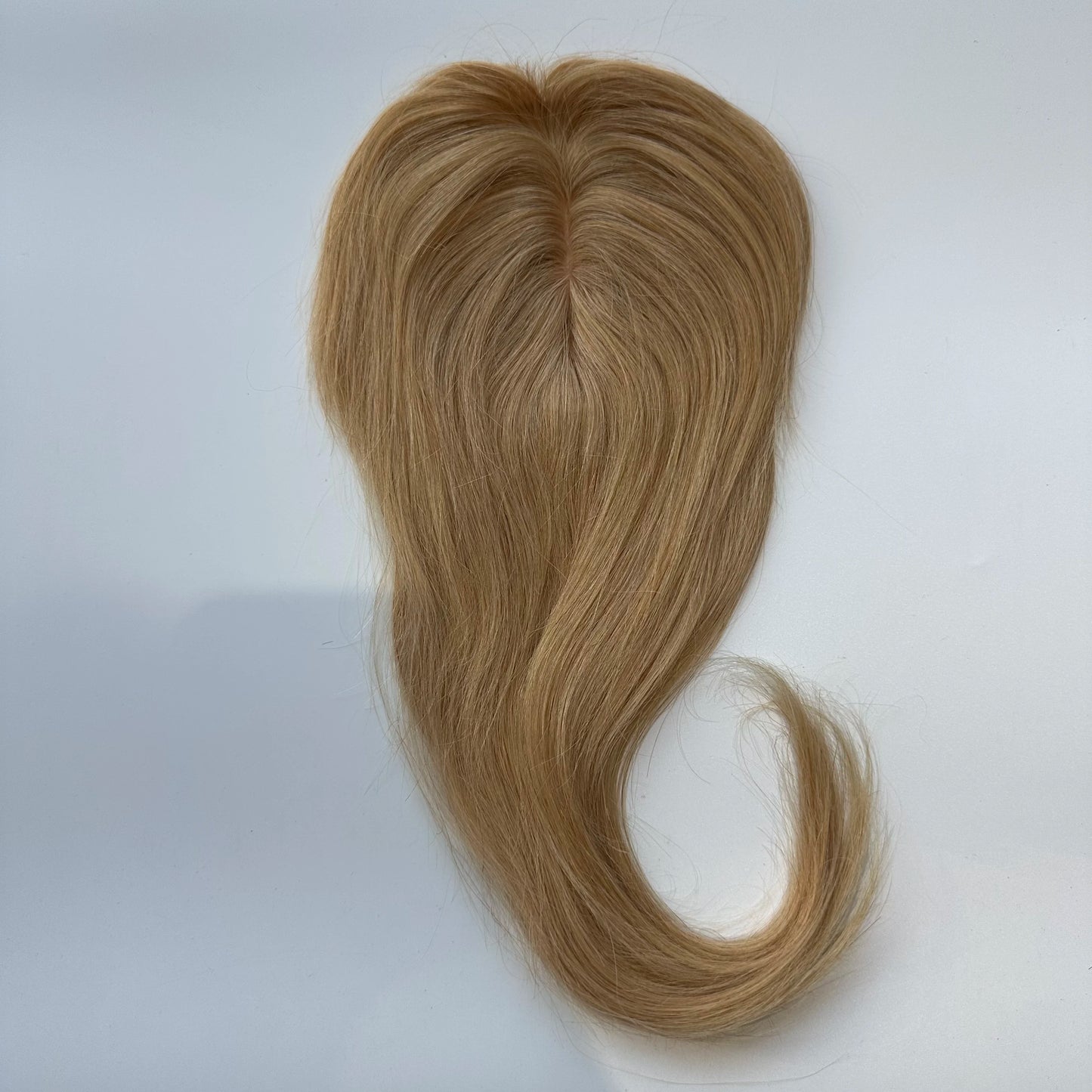 Women Hair Topper 100% Human Hair With Fringe Lace Mechanism Middle Part | 8x12cm 12inch Job Interview Ready