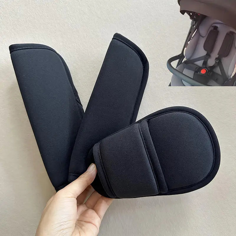 Baby Stroller Protective Belt Baby Safety Car Seat Belt Pads Universal Stroller Shoulder Strap Covers Soft Cushion Pram Guard
