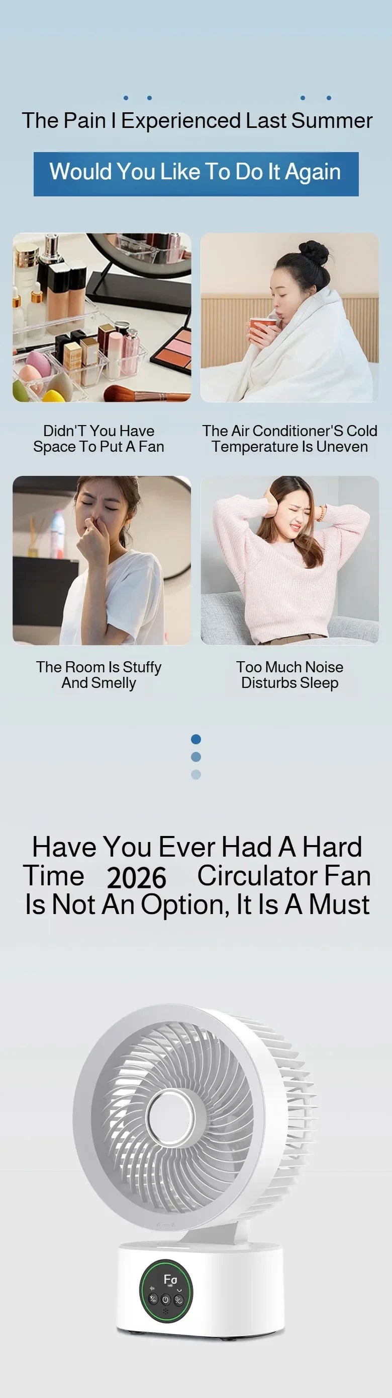 New Portable Wall-Mounted Fan With Remote Charging Usb Electric Folding Fan Nightlight Air Cooler Home Shake Cooler Household