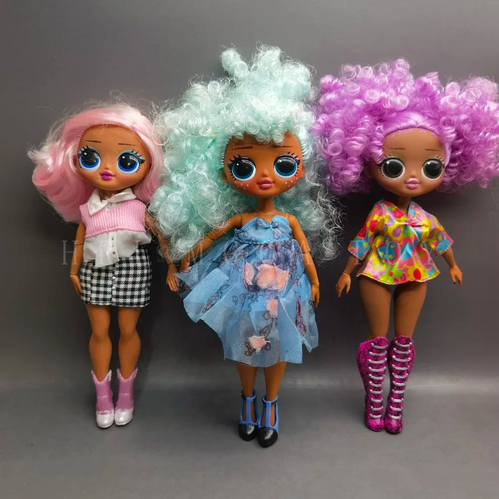 Original 24cm OMG multi-style big sister fashion dressup girl DIY holiday gift doll toy