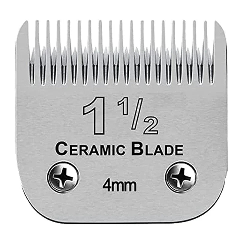 Detachable Pet Dog Grooming Clipper Ceramic Edge Blade Compatible with most Andis,Oster A5,Wahl KM10 Series Clippers