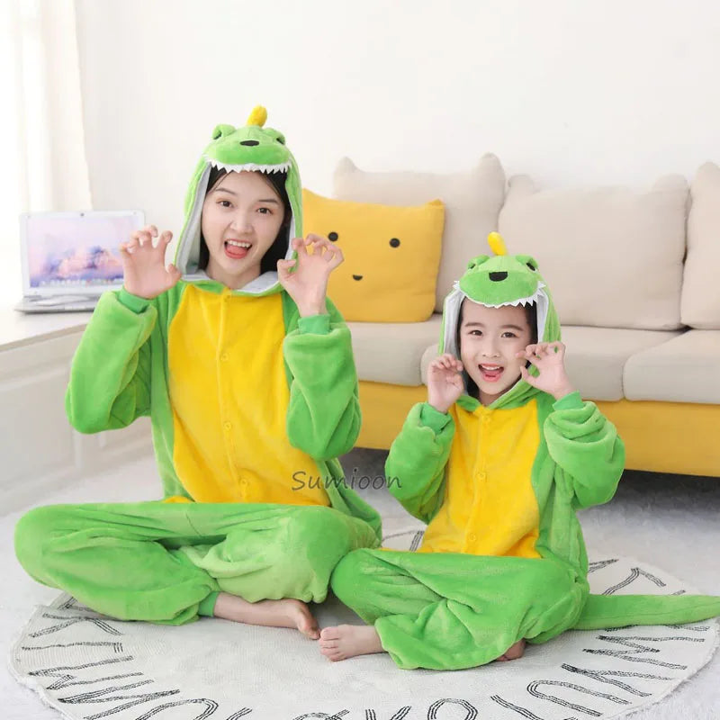 Kigurumi Onesie Kids Unicorn Pajamas For Children Animal Cartoon Blanket Sleepers Baby Costume Winter Boy Girl Licorne Jumspuit