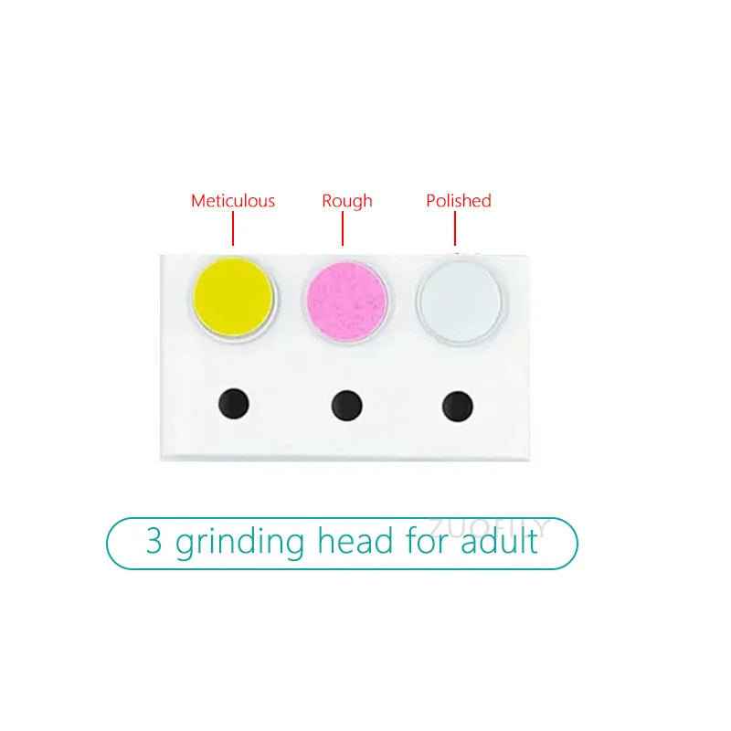 6Pcs Electric Baby Nail Trimmer Kid Nail Polisher Tool Infant Manicure Scissors Newborn Hygiene Kit Nail Clipper Cutter with Bag
