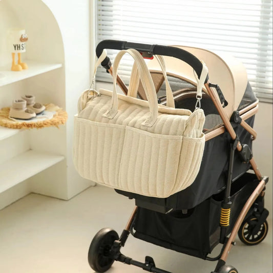 Fashion Baby Diaper Bag Luxury Designer Handbag for Women Mommy Tote Bag Waterproof Multi-functional Nursing Bag Baby Organizer