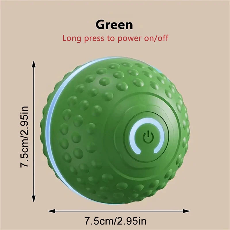 Smart Dog Toy Ball Automatic Interactive Pet Electronic Rolling USB Rechargeable Moving Bouncing for Puppy to Large dog Chew Toy