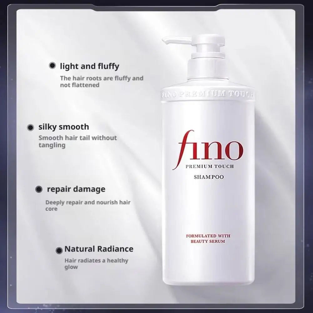 Fino Hair Conditioner Shampoo Hair Mask For Oil Control Volumizing Smoothing Repairing Damaged Frizzy Hair Soften Hair Care Tool