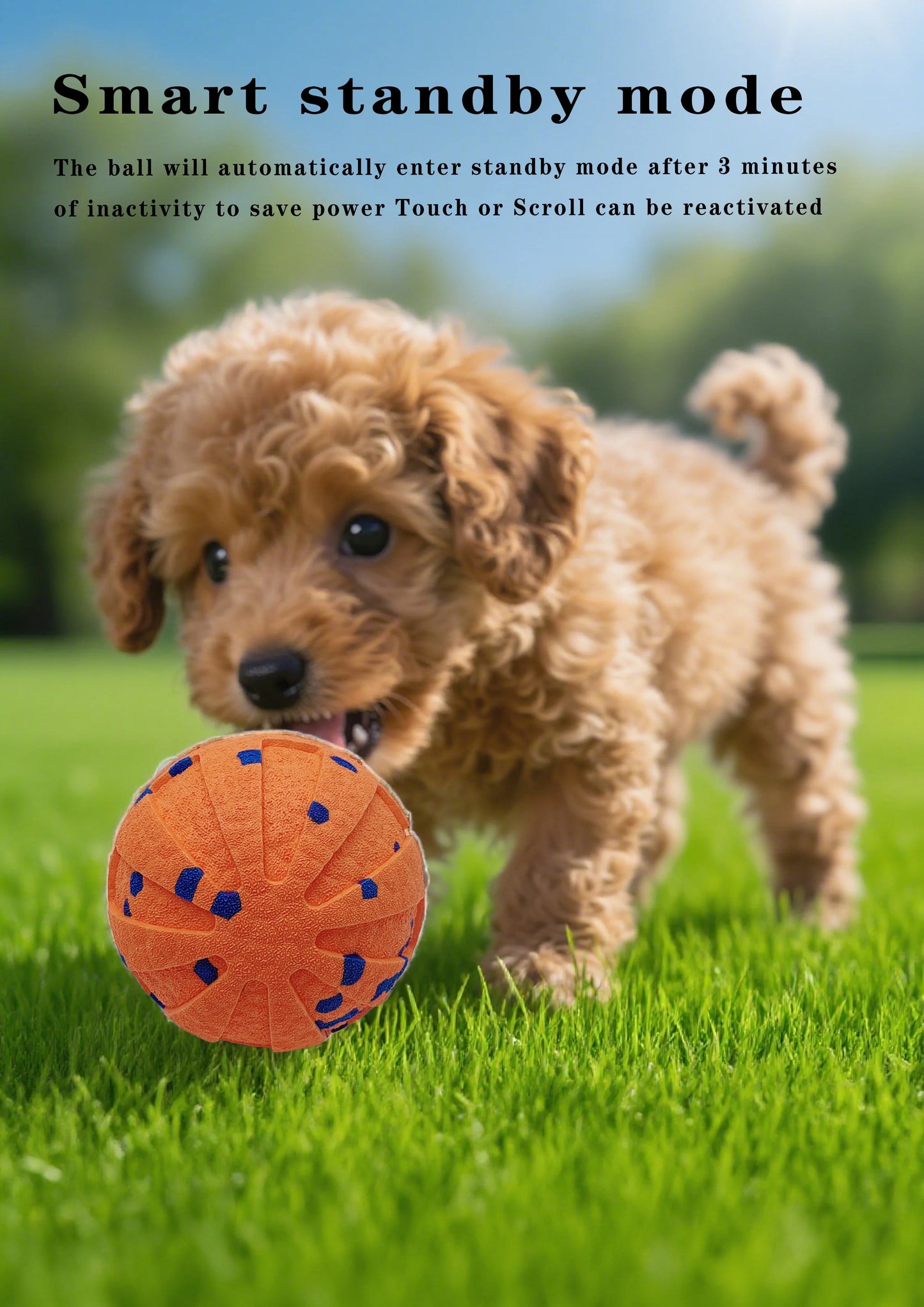 New Pet Smart Dog Toy Ball ETPU Popcorn Jumping Dog Toy Ball Has Multiple Functions Such As Bouncing And Spinning