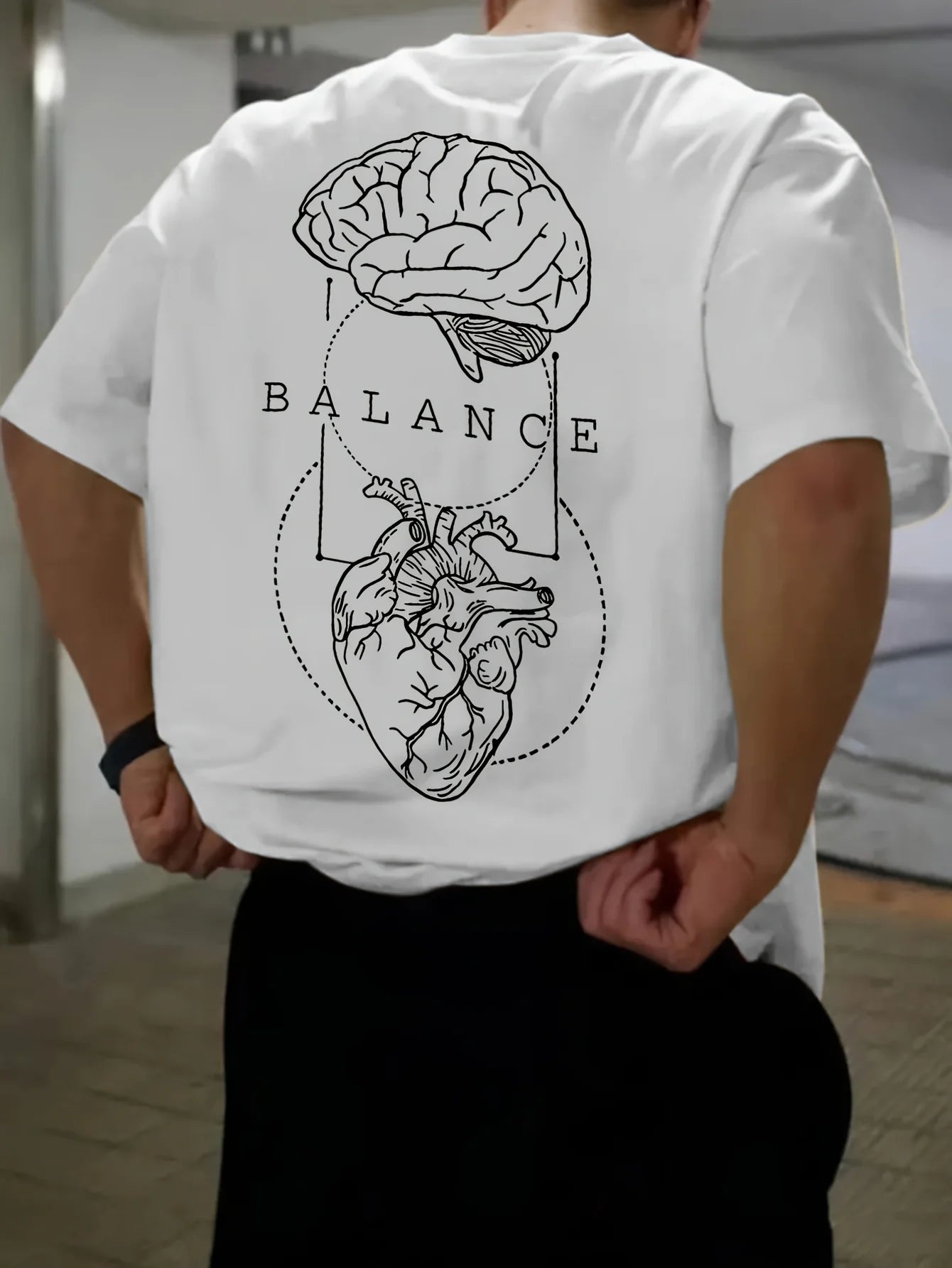 Summer 100% Pure Cotton Men's Fashionable Casual Rally Travel Motorcycle Print Loose Sports Round Neck Short Sleeved T-Shirt Top