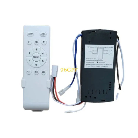 96GF Universal Ceiling Fan Remote Replacement 6 Speed Remote Receiver Controller For Home Ceiling Fan Light