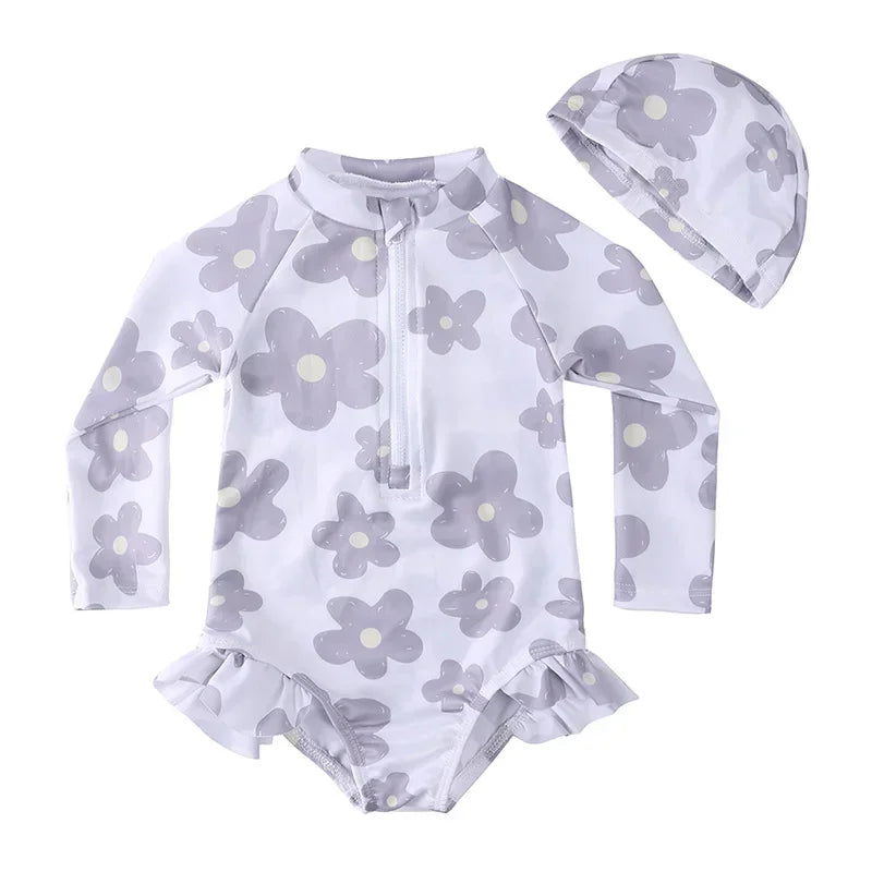 2026 Summer Kids Girls Swim Wears Baby Girl Set Beach Seaside Clothes 9M-8T Sister Swimming Suits Fashion Sunbeach Swimsuit