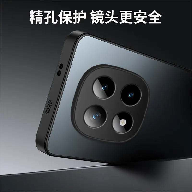 For POCO M8 Pro 5G Shockproof Armor Frosted Case for Mi POCO M 8 M8pro Camera Protection Matte Hard Bumper Cover Shell Capa