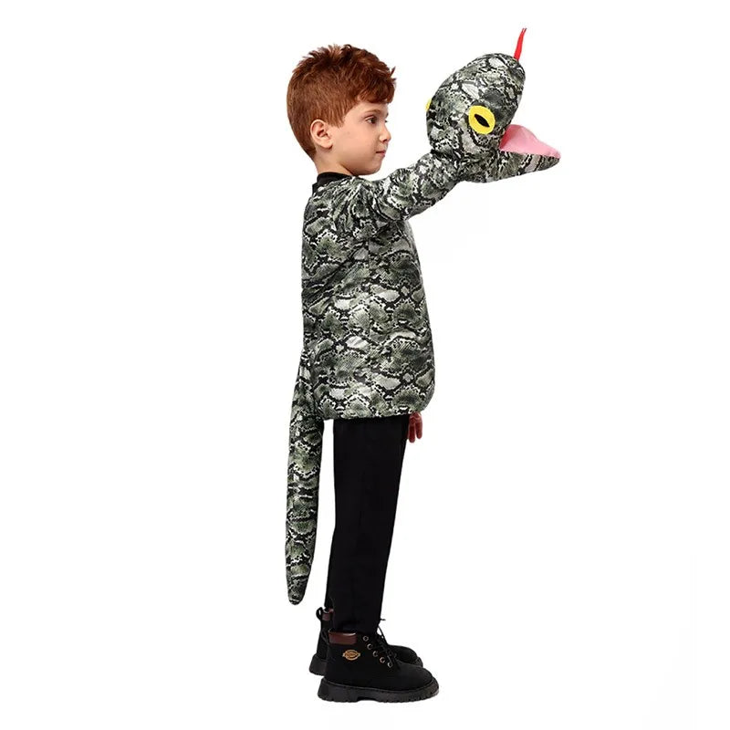 Unisex Boys Girls Jumpsuit Animal Halloween Costumes Bodysuit Kids Purim Party Fancy Dress Up Clothing Set