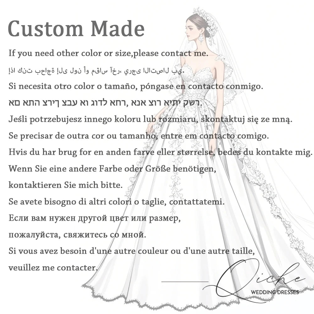 QICHE Elegant High Collar Pleat Mermaid Wedding Dress Women Sleeveless Open Back High Side Split Buttons Bridal Gown Customized