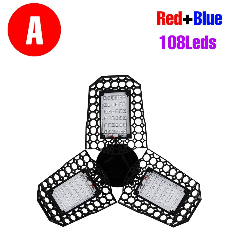 250W E27/E26 LED Growing Lamp Full Spectrum Foldable Plant Fill Lighting Vegetable Fruit Hydroponics Cultivation 100W/150W/200W
