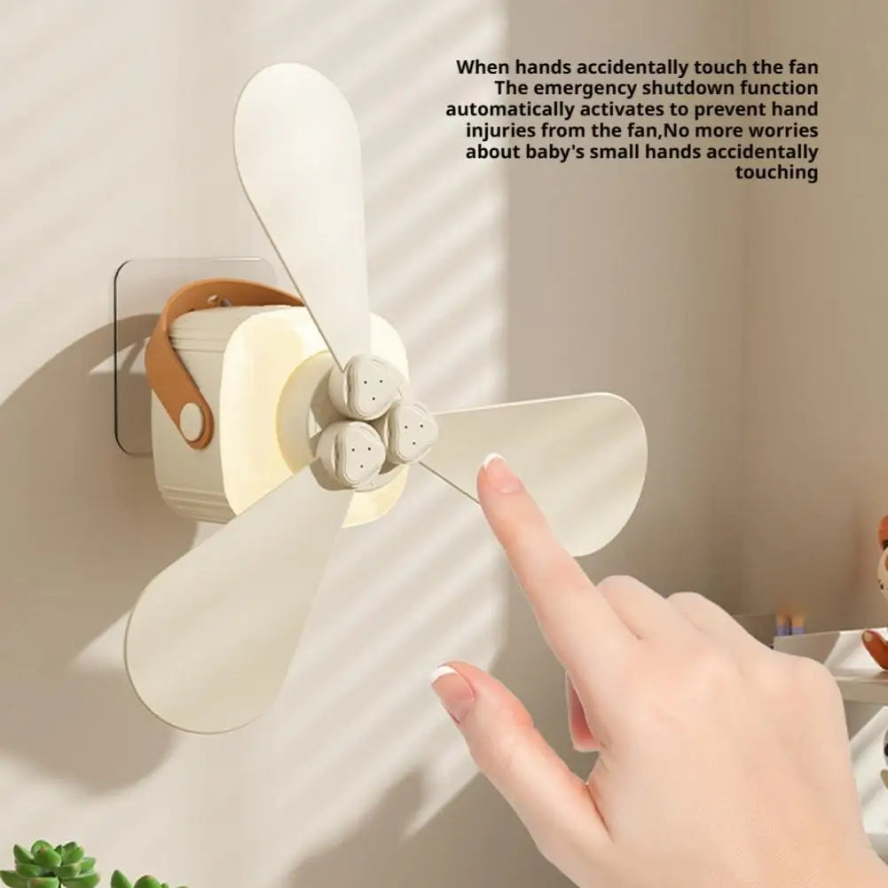 Portable Ceiling Fans Outdoor Camping Fan Tent Ventilator Cooler Rechargeable Electric Fan Remote Control LED Lighting