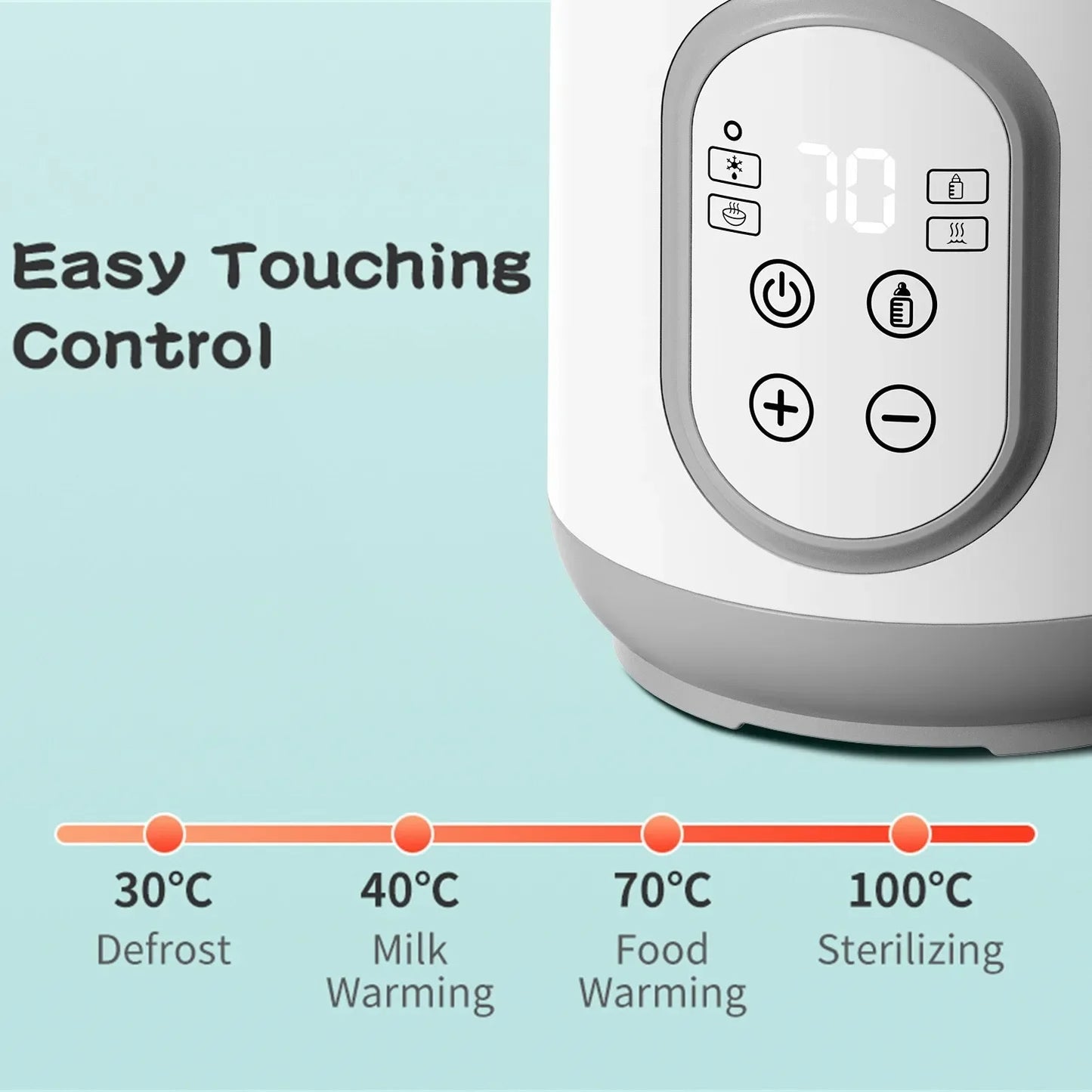 New Milk Water Warmer, Travel Stroller Insulated Bag, Nursing Bottle Heater, Portable Bottle Feeding Warmer ,Christmas, Hallowee