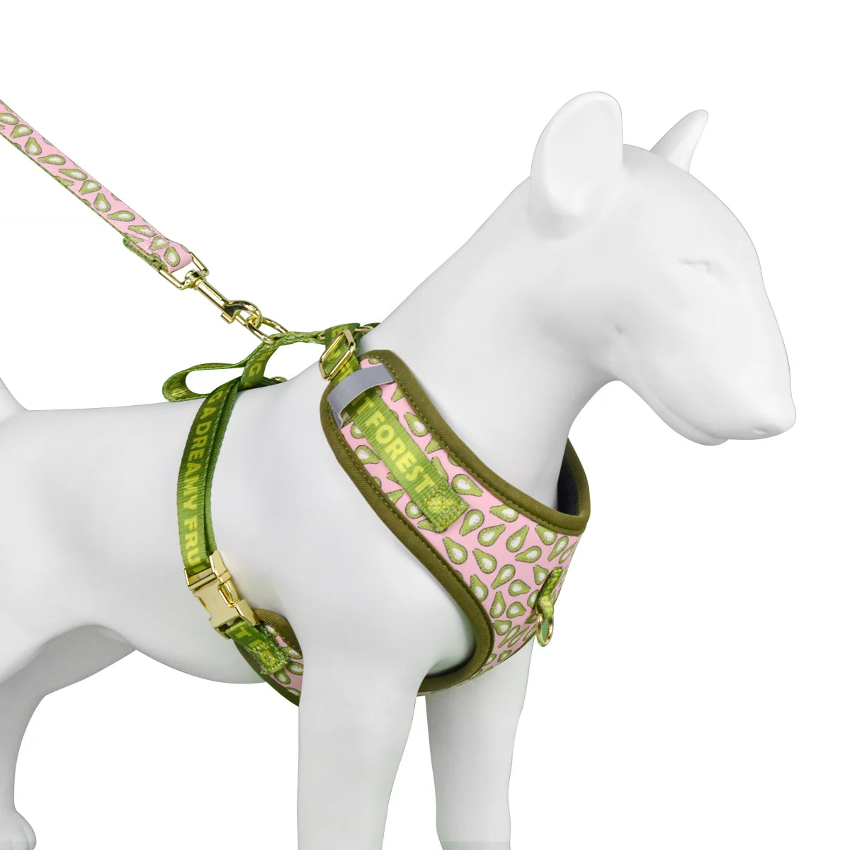 Valentine's Day and New Year's gift Cute Design Adjutable Luxury Designer Pet Harness &1 Pcs Color Matching Pet Dog Leashes