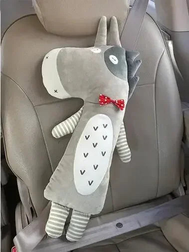 Cute Children Cartoon Car Seat Belt Pillow Neck Pillow Car Seat Belt Shoulder Pads Seatbelt Cover Kids Cartoon Neck Protector