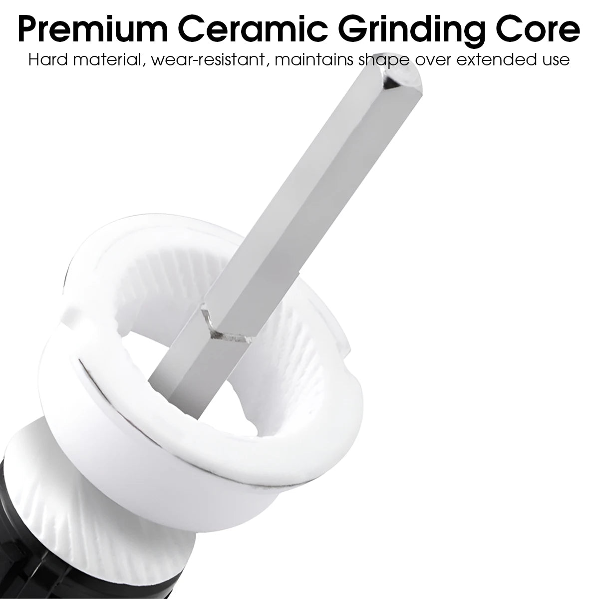 Electric Pepper Grinder 500mAh Battery USB-C Charging 5-Level Adjustable Grind Settings Automatic Spice Grinder for the Kitchen