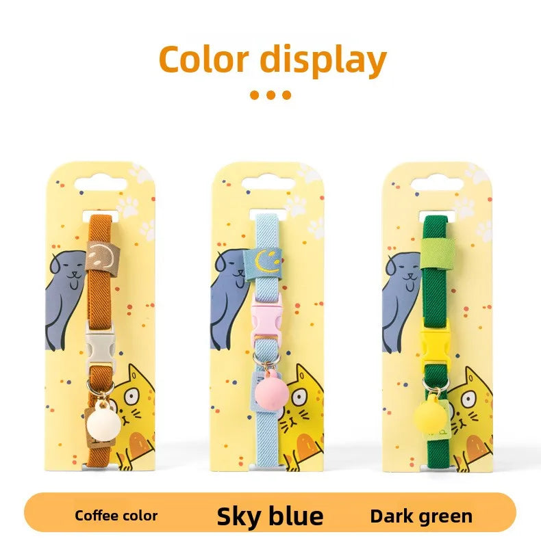 Pet Collar High Elastic Adjustable Puppy and Cat Collar Decorative Cat Necklace