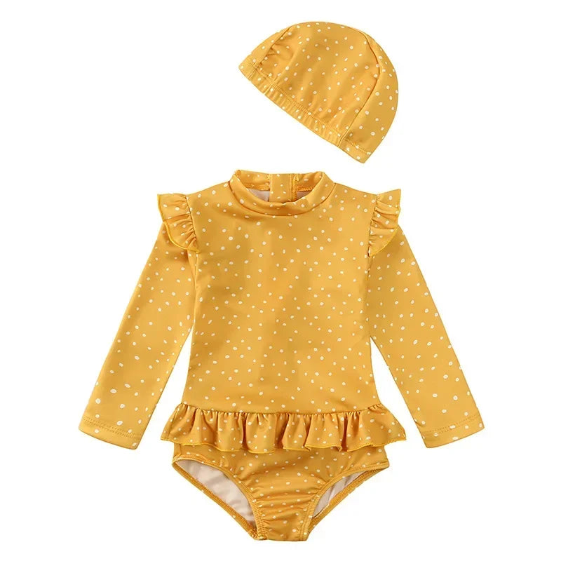 2026 Summer Kids Girls Swim Wears Baby Girl Set Beach Seaside Clothes 9M-8T Sister Swimming Suits Fashion Sunbeach Swimsuit