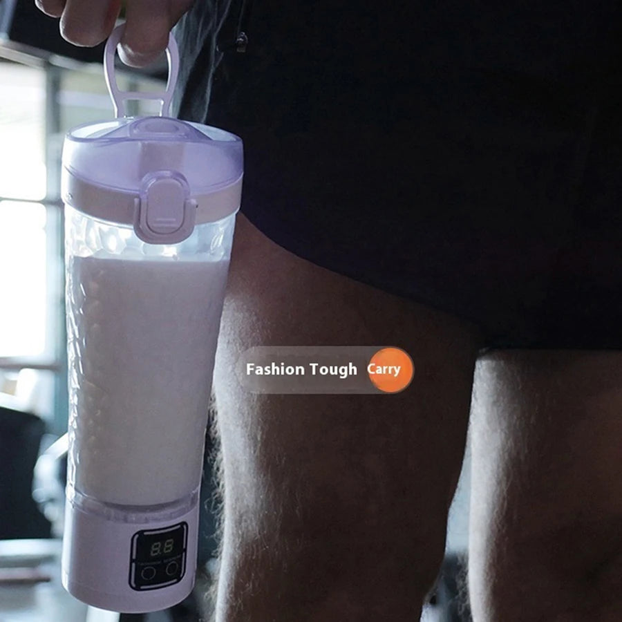 USB charging electric protein powder mixing cup, office coffee cup, rocking cup, fitness sports water cup, cycling kettle