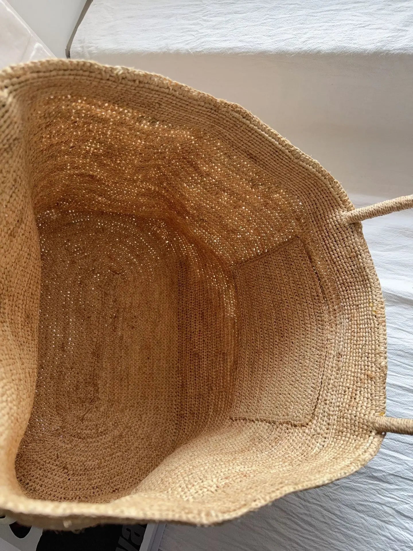 2026 Large Handwoven Rattan Tote Bag for Women Natural Straw Beach Bag Purse Luxury Shoulder Bags Handbag Summer