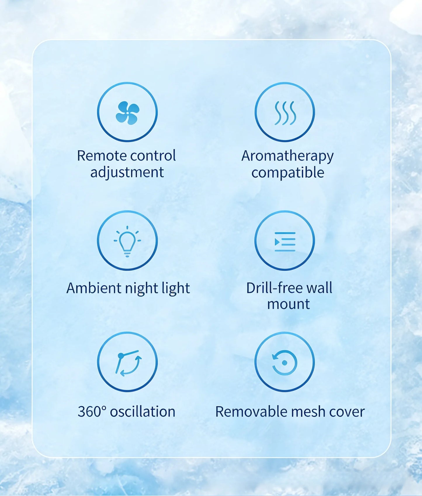 Desktop Wall Mounted Circulating Fan Multifunction Shaking Head Remote Control Quiet Cooling Fan  For Home Office And Student