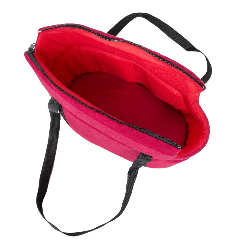 Collapsible Single Shoulder Pet Bag Pet Outdoor Backpack Double Shoulder Bag Dog Cat Crossbody Bag Car Ventilated Pet Backpack