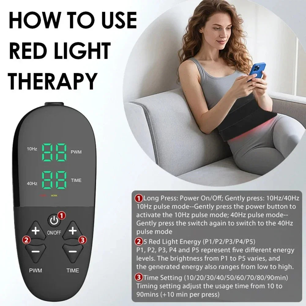 210 LEDs red Infrared Light Therapy Pad Beauty Devices portable 660nm 850nm Relax Pad for face,body back knee hands feet relief