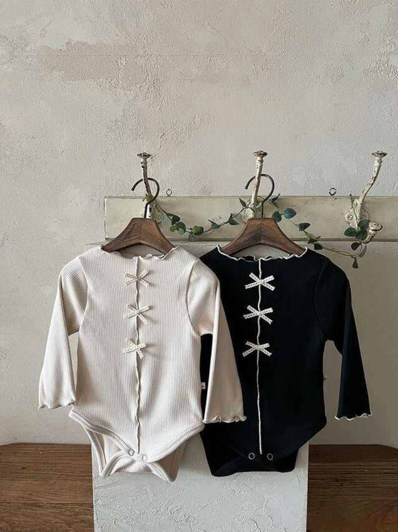 HY2562 Baby Bodysuit Autumn Spring Outerwear Long Sleeve Infant Pantsuit for Early Autumn/Winter Comfortable Soft Baby Clothes