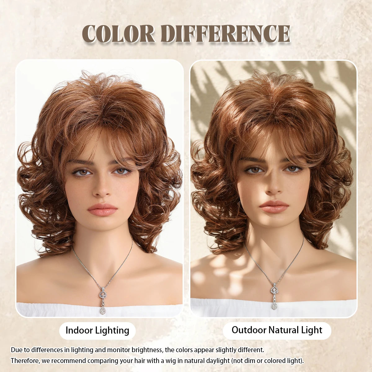 12 Inch Short Curly Wavy Wig with Hair Bangs 100% Imported Premium Synthetic Fashion Hair Wigs for Women