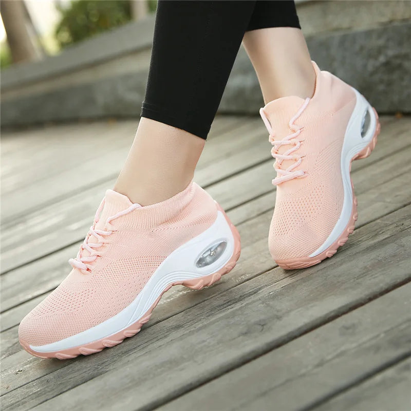 MAEDEF Women Shoes Athletic Sneaker Breathable Non Slip Women Walking Shoes Tennis Sports Casual Walking Shoes Woman Sneakers