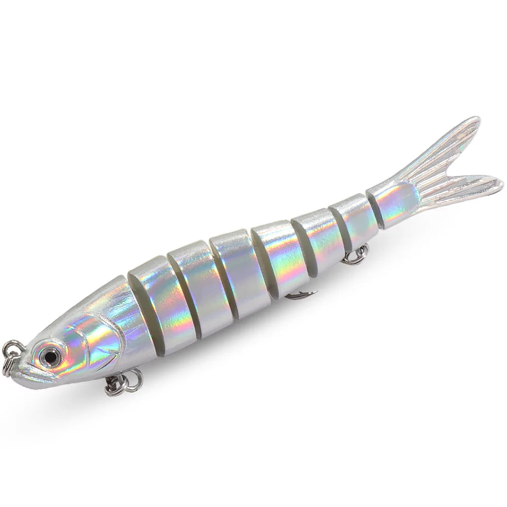 Swimbait 11g 16g 27g Joint Bait Slow Sinking Bionic Fish Swimming Pesca Bass Treble Hook Carp Fishing Tackle 8 Segment Hard Lure