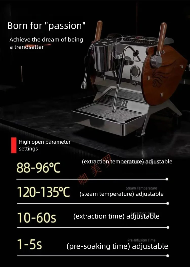 110V/220V New Style Commercial Dual Nested Boiler Coffe Pub Cafeteras Makinesi Coffee Maker Espresso Machine