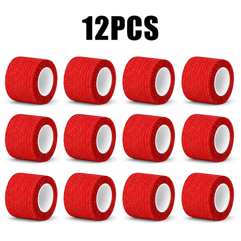 12/6/3pcs Tattoo Grip Cover Wrap Tape Self-Adhesive Breathable Elastic Bandage Waterproof Athletic Bandage Wraps Accessories