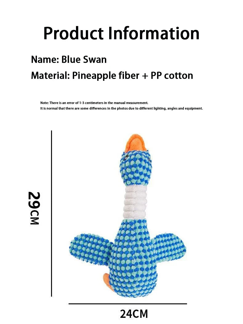 Pet Vocalizing Wild Goose Toy, Dog Chewable Teething Stick, Boredom Relieving Plush Doll, Small Dog Universal Product