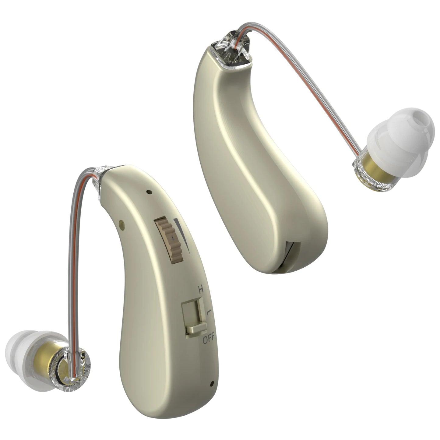 BTE Hearing Aid Ear Sound Amplifier Adjustable Tone Hearing Aids Portable Ear Hearing Amplifier for the Deaf Elderly