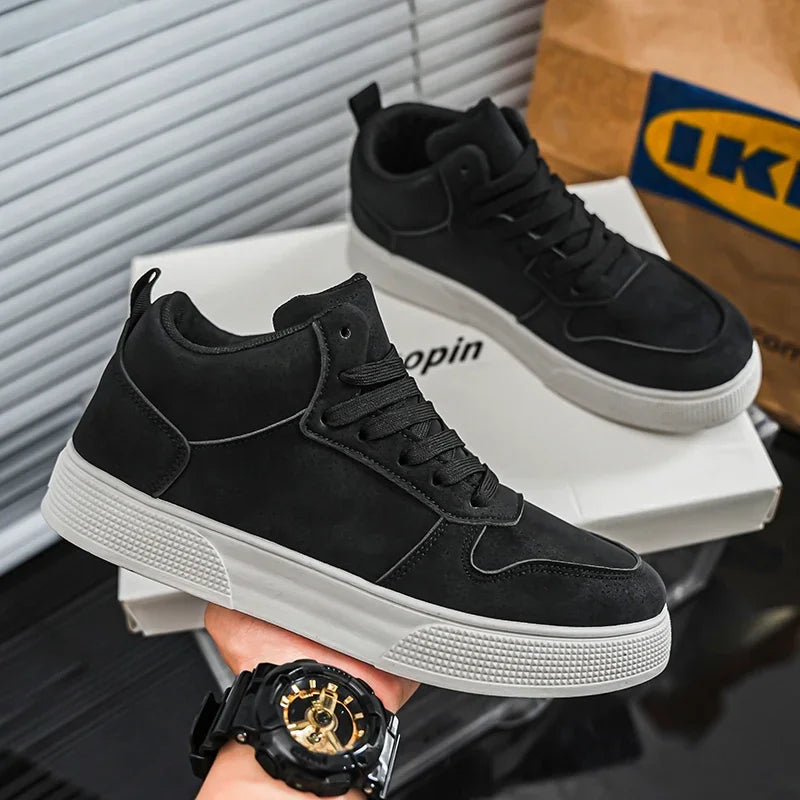 Fashion Men Casual Shoes Platform Non-slip Man Walking Sneakers Lightweight Male Running Shoes Breathable Platform Sport Shoes