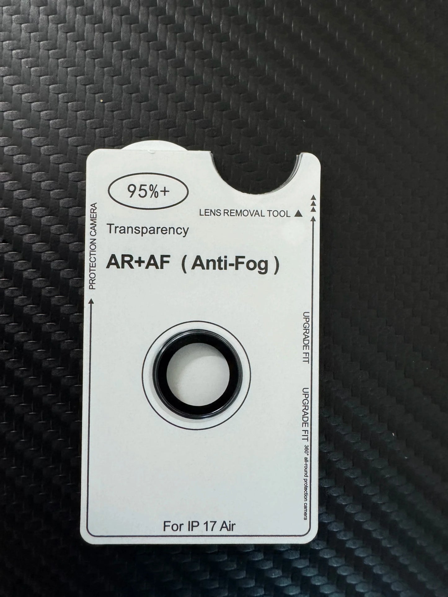 For iPhone Air Original AR AF Anti-Fog Tempered Glass Camera Protector Film Black Silver Grey Golden