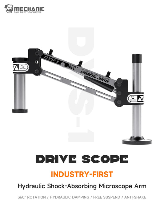 MECHANIC Microscope Rotating Stand, Dual-Arm Support, 360° Rotation and Fixed Support. Super Strong Load-Bearing Capacity.