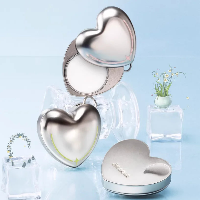 Solid Perfume Necklace – Long-Lasting Scent,Heart-Shaped Pendant,Portable Bag Charm & Fragrance Gift for Women